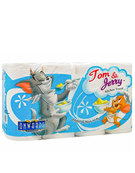 Onwards - Tom & Jerry Kitchen Towel 8 Rolls X 60 Sheets
